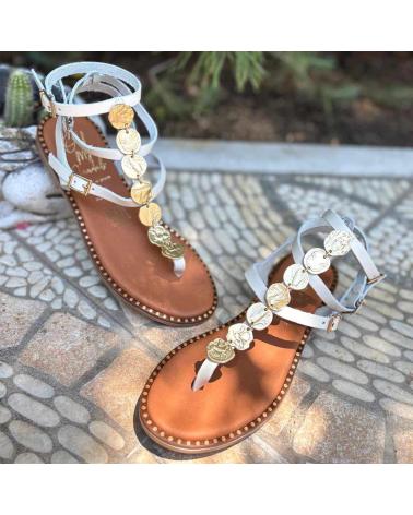 OH MY SANDALS 5786 SANDALIA MUJER PIEL EIDER MARRON HIELO