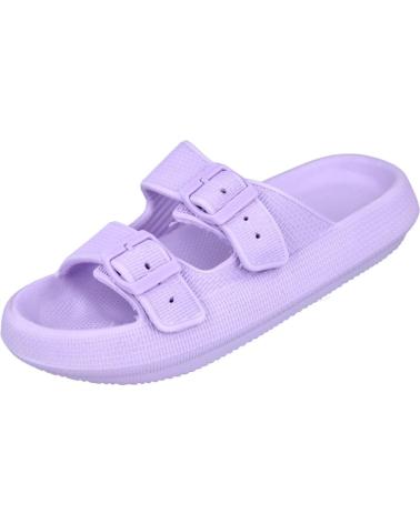 L&R SHOES VG323 STRAND- UND BADESANDALEN MIT VERSTELLBAREN SCHNALLEN LILA VIOLETA