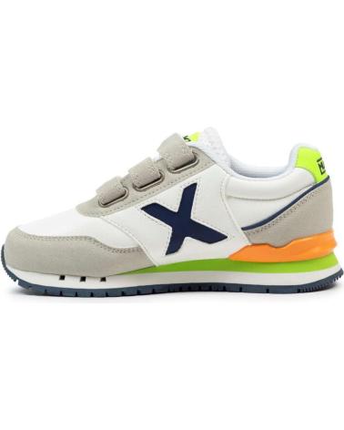 MUNICH DASH KID VCO 1695166 WEISSE SNEAKER MIT KLETTVERSCHLUSS BLANCO
