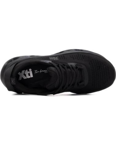 XTI ZAPATOS ZAPATOS MUJER ZAPATILLAS BAJAS MODELO 144543 COLOR N NEGRO