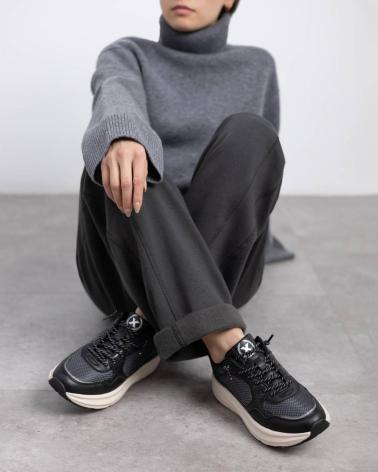 SNEAKERS SPORTIVE CHUNKY XTI 144686 NERO NEGRO