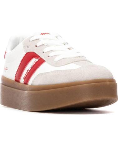 REFRESH ZAPATILLAS PLATAFORMA 173053 ROJAS CON SUELA GOMA ROJO