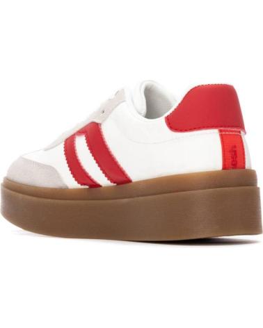 REFRESH ZAPATILLAS PLATAFORMA 173053 ROJAS CON SUELA GOMA ROJO