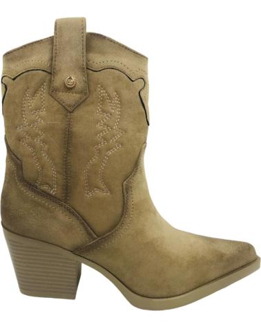 XTI 144721 MID-CALF COWBOY ANKLE BOOT BEIGE BEIGE