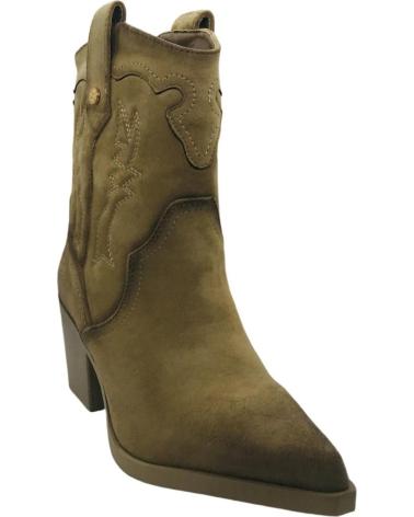 XTI 144721 MID-CALF COWBOY ANKLE BOOT BEIGE BEIGE