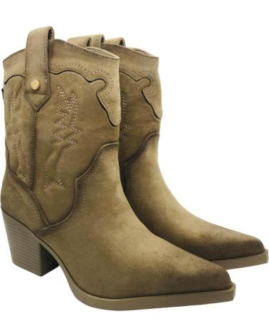 XTI 144721 MID-CALF COWBOY ANKLE BOOT BEIGE BEIGE