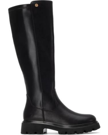 STIVALI ALTI XTI 144419 NERI CON SUOLA CARRARMATO NEGRO