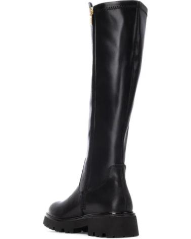 STIVALI ALTI XTI 144419 NERI CON SUOLA CARRARMATO NEGRO