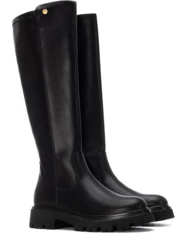 STIVALI ALTI XTI 144419 NERI CON SUOLA CARRARMATO NEGRO