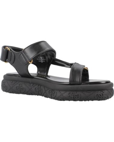 GUESS SANDALIAS MUJER MODELO FLJLAN ELE03 COLOR NEGRO BLACK
