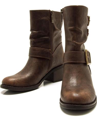 MTNG BOTINES DE TACON MUJER MUSTANG 54664 CUERO MARRóN