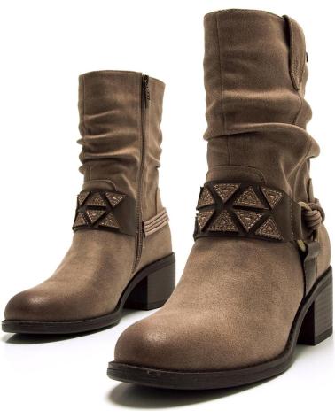 MTNG 54666 STIVALI STILE BIKER MARRONI CON FIBBIA DECORATIVA MARRóN