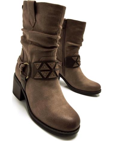 MTNG 54666 STIVALI STILE BIKER MARRONI CON FIBBIA DECORATIVA MARRóN