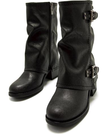 STIVALI BIKER MTNG 54683 NERO CON FIBBIE NEGRO