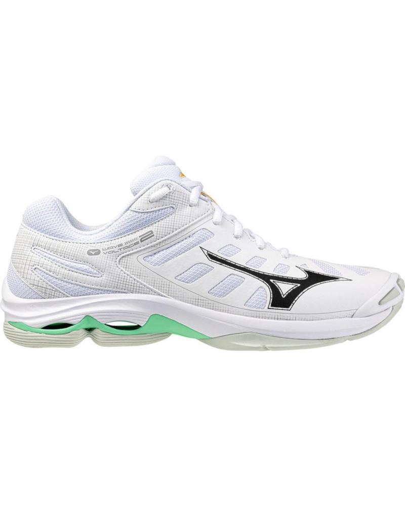 MIZUNO ZAPATILLAS BALONMANO-VOLEY WAVE VOLTAGE 2 BLANCO