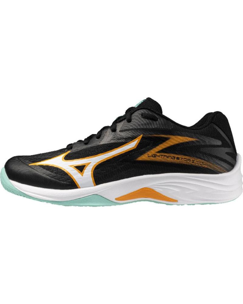 MIZUNO LIGHTNING STAR Z7 JR BLACK HANDBALL SHOES NEGRO