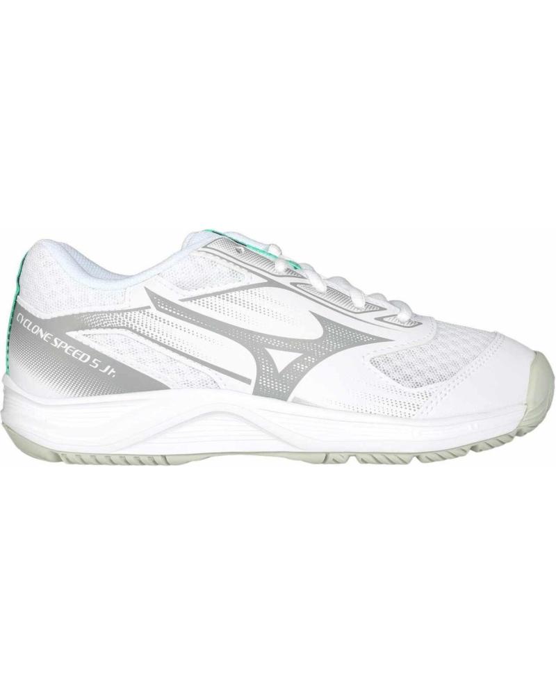 MIZUNO CHAUSSURES CYCLONE SPEED 5 JR HANDBALL VOLLEY UNISEXE BLANCHES BLANCO