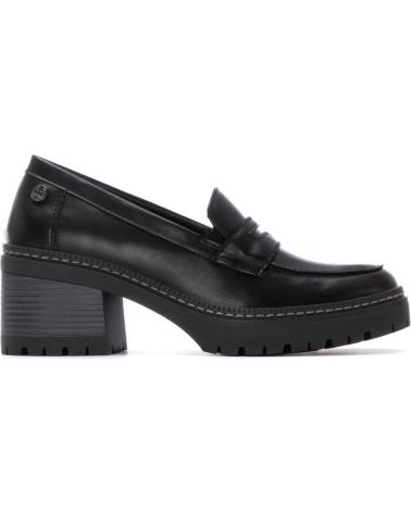 MOCASSINS XTI 144457 NOIRS AVEC TALON ET SEMELLE CRANTÉE NEGRO