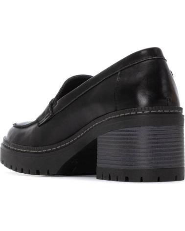 MOCASSINS XTI 144457 NOIRS AVEC TALON ET SEMELLE CRANTÉE NEGRO