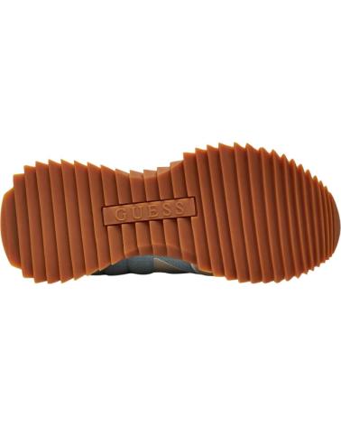 SNEAKERS GUESS BAIL FLTBAI DEN12 AZZURRO BEIGE AZUL