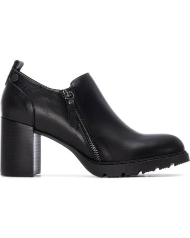 XTI ANKLE BOOT 144301 BLACK WITH BLOCK HEEL AND ZIPPER NEGRO