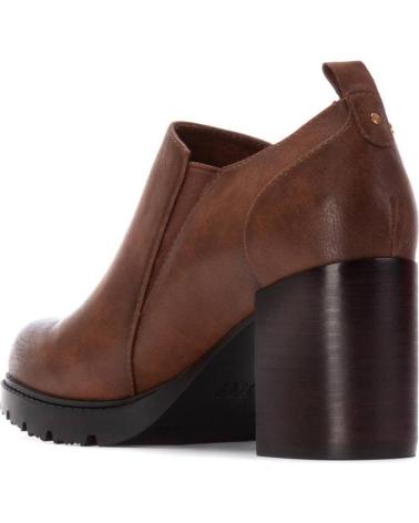 XTI 144301 CAMEL ANKLE BOOT WITH BLOCK HEEL AND ZIPPER CAMEL