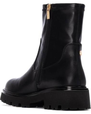 XTI 144420 BLACK MID-CALF BOOTS WITH TRACK SOLE NEGRO
