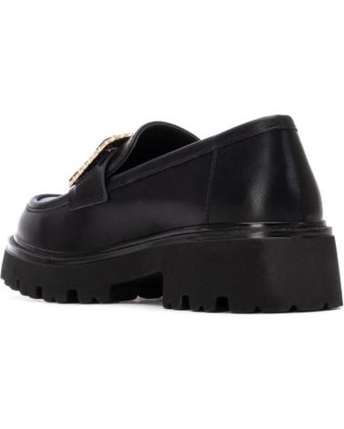 MOCASSIN XTI 144429 NOIR AVEC SEMELLE TRACK ET CHAÎNE NEGRO