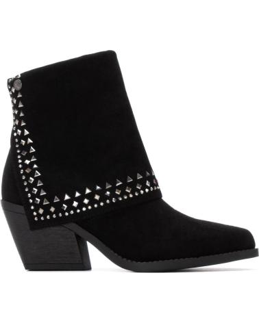 STIVALETTI TEXANI XTI 144464 NERI CON BORCHIE DECORATIVE NEGRO