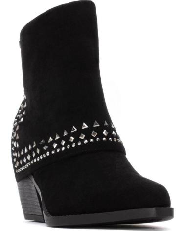 STIVALETTI TEXANI XTI 144464 NERI CON BORCHIE DECORATIVE NEGRO