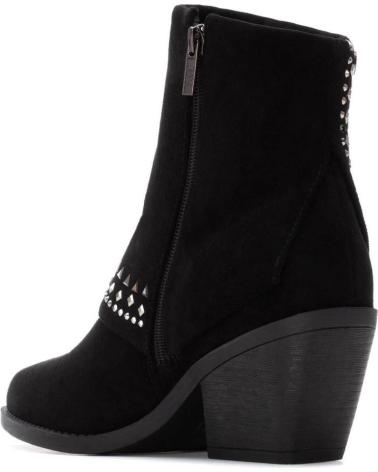 STIVALETTI TEXANI XTI 144464 NERI CON BORCHIE DECORATIVE NEGRO