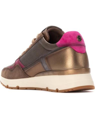 CARMELA 162517 BRONZE SNEAKERS WITH FUCHSIA DETAILS BRONCE