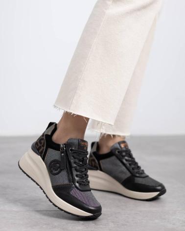 CARMELA CARLI 162521 SPORTY BLACK SNEAKERS NEGRO