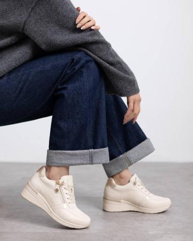 TÊNIS REFRESH 172936 BEGE BEIGE