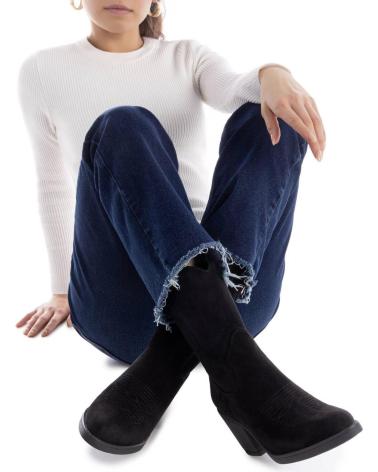 BOTA COWBOY REFRESH 172967 NEGRA DE ANTE SINTÉTICO NEGRO