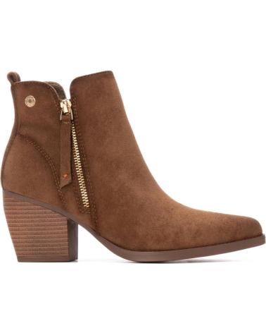 BOTÍN REFRESH 173015 CON CREMALLERA Y BORLA TAUPE TAUPE