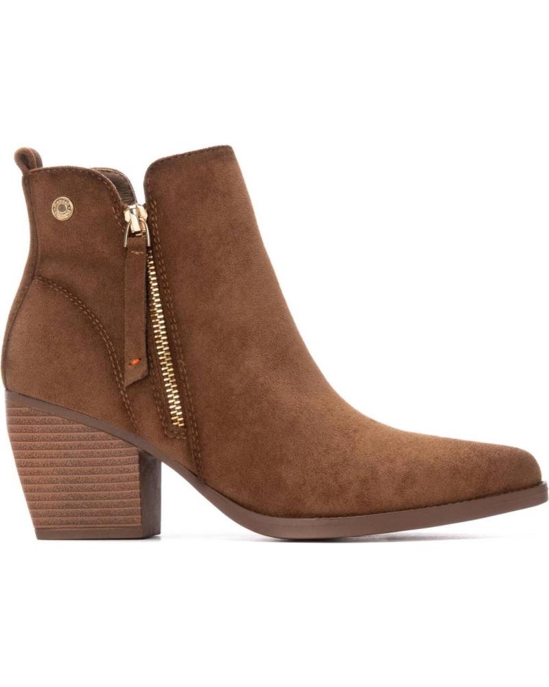 BOTÍN REFRESH 173015 CON CREMALLERA Y BORLA TAUPE TAUPE