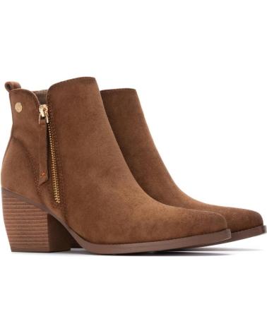 BOTÍN REFRESH 173015 CON CREMALLERA Y BORLA TAUPE TAUPE