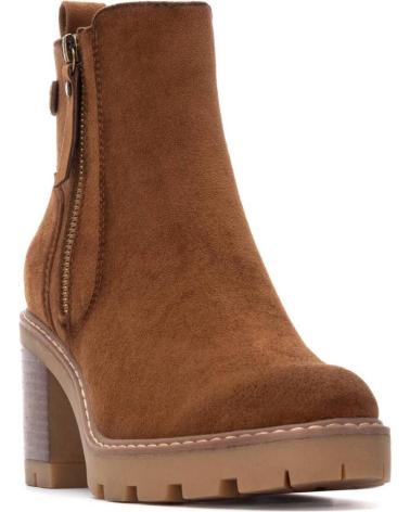 BOTÍN REFRESH 173031 CAMEL - SUELA TRACK Y TACÓN ANCHO CAMEL