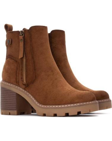 BOTÍN REFRESH 173031 CAMEL - SUELA TRACK Y TACÓN ANCHO CAMEL