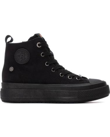 REFRESH 173074 BLACK HIGH-TOP SNEAKERS NEGRO