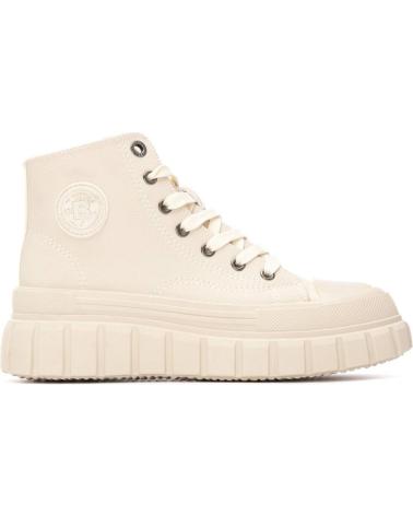 BOTAS DE CAÑA ALTA REFRESH 173076 BEIGE CON SUELA TRACK BEIGE