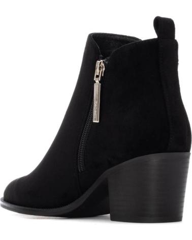 BOTÍN REFRESH 173180 NEGRO CON CREMALLERA DECORATIVA NEGRO