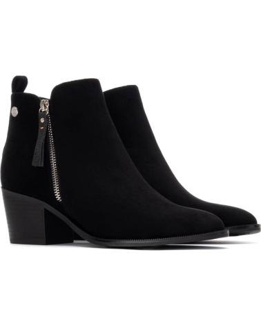 BOTÍN REFRESH 173180 NEGRO CON CREMALLERA DECORATIVA NEGRO