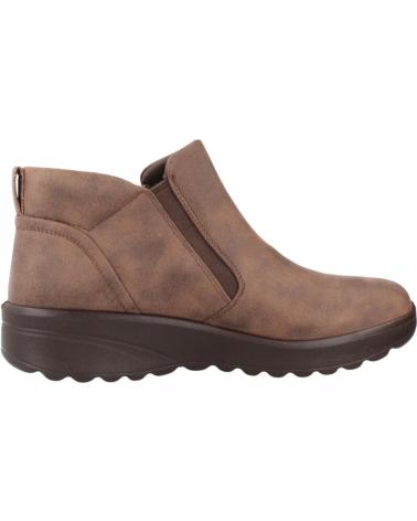 SKECHERS BOTINES PLANOS FALL IN BLOOM MARRÓN CHOC