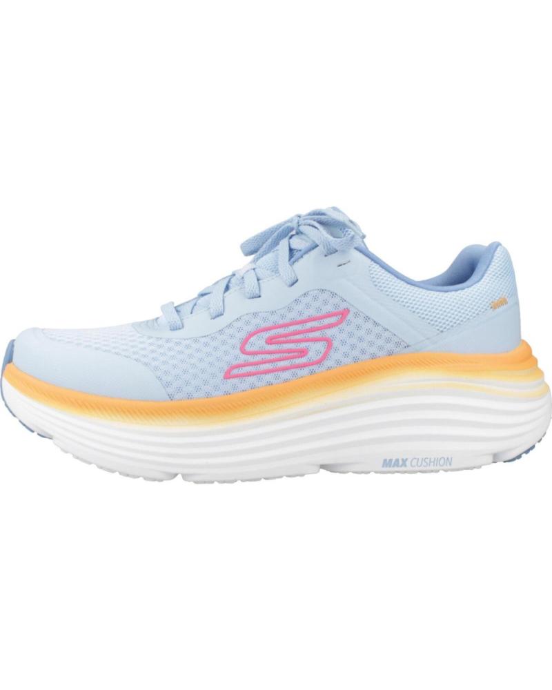 SKECHERS MAX CUSHIONING ENDEAVOUR CA 129470 ZAPATILLAS RUNNING MUJER CELESTE AZUL