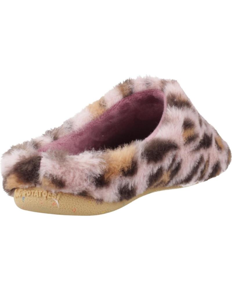 HOT POTATOES Audubon – Pantofole Donna In Pelliccia Leopardata Con Suola Antiscivolo E Morbida Soletta Rimovibile - 2