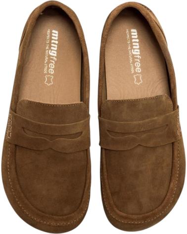 MTNG MOCASSINS RESPEITOSOS 84857 DE CAMURÇA MARROM MARRóN