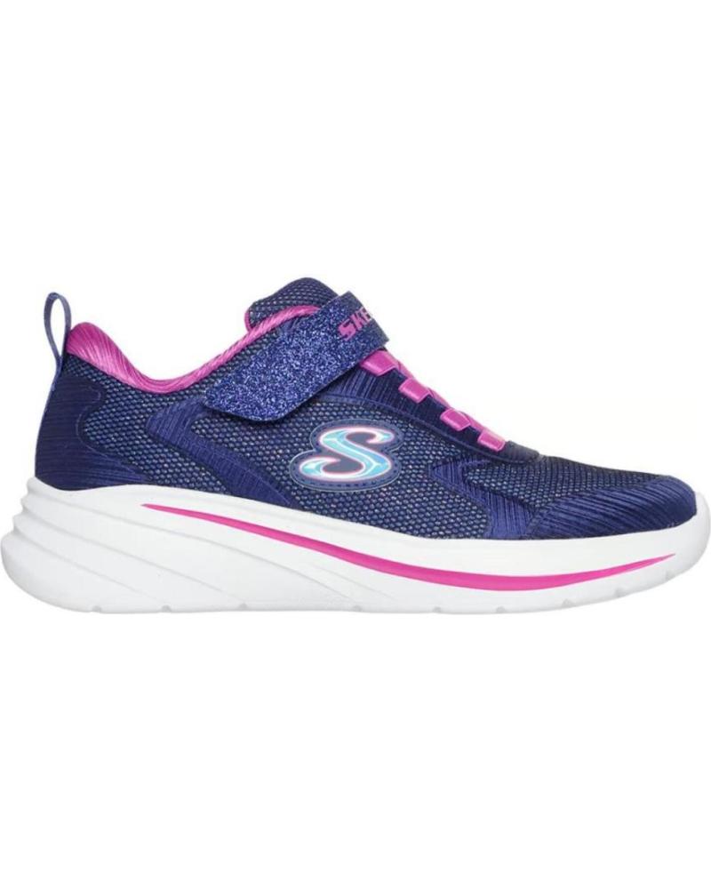 SKECHERS WAVE 92 SCARPE DA GINNASTICA LILLA BLU | MODELLO 303557L-NVY NAN