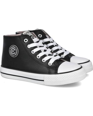 ZAPATILLAS ALTAS CONGUITOS BÁSICAS NEGRAS COSH283115 NEGRO
